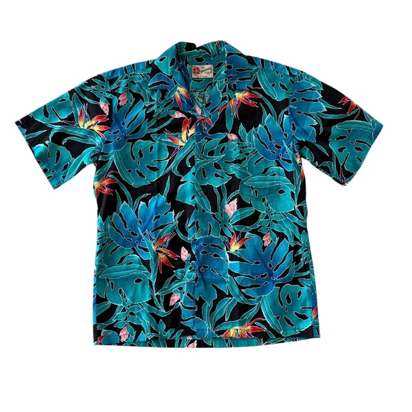 VINTAGE HILO HATTIE ALOHA SHIRT SIZE: MEDIUM - Picture 1 of 4